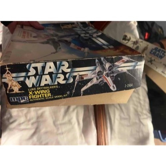 Star Wars Luke Skywalker X-Wing Fighter MPC 1978 model kit New Open Box - Picture 3 of 5